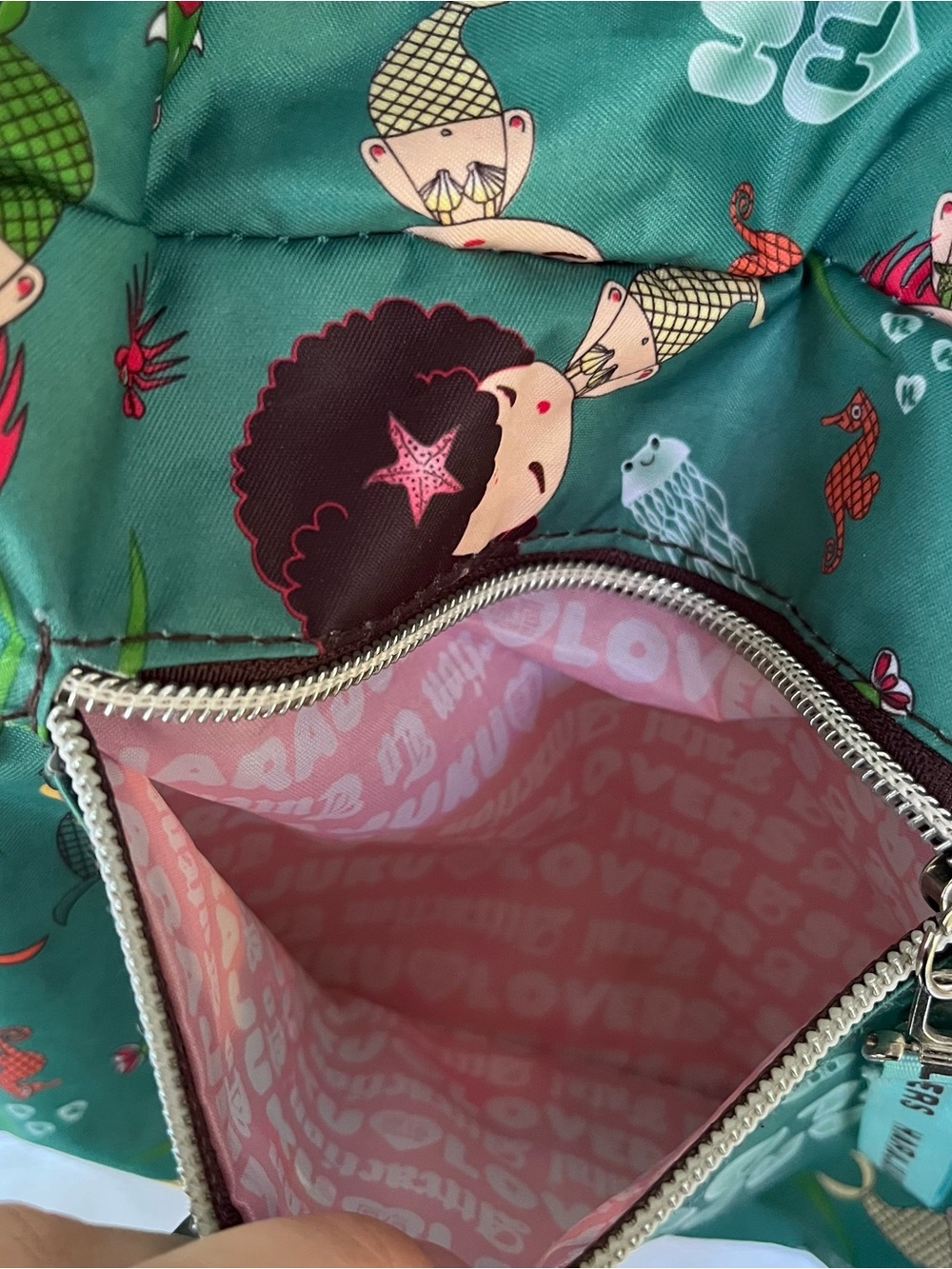 Harajuku Lovers Y2K Vintage Gwen Stefani Rare Mermaid Print Handbag! - Picture 7 of 9